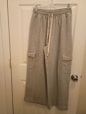 Women's Casual Gray Joggers with Pockets
